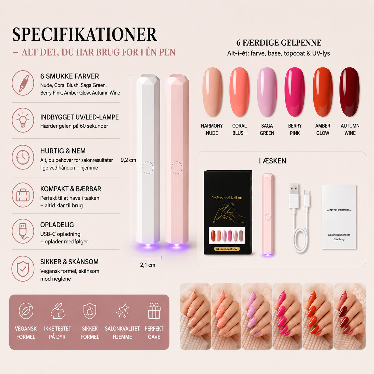 Glossique™ – Professionelle negle hjemmefra