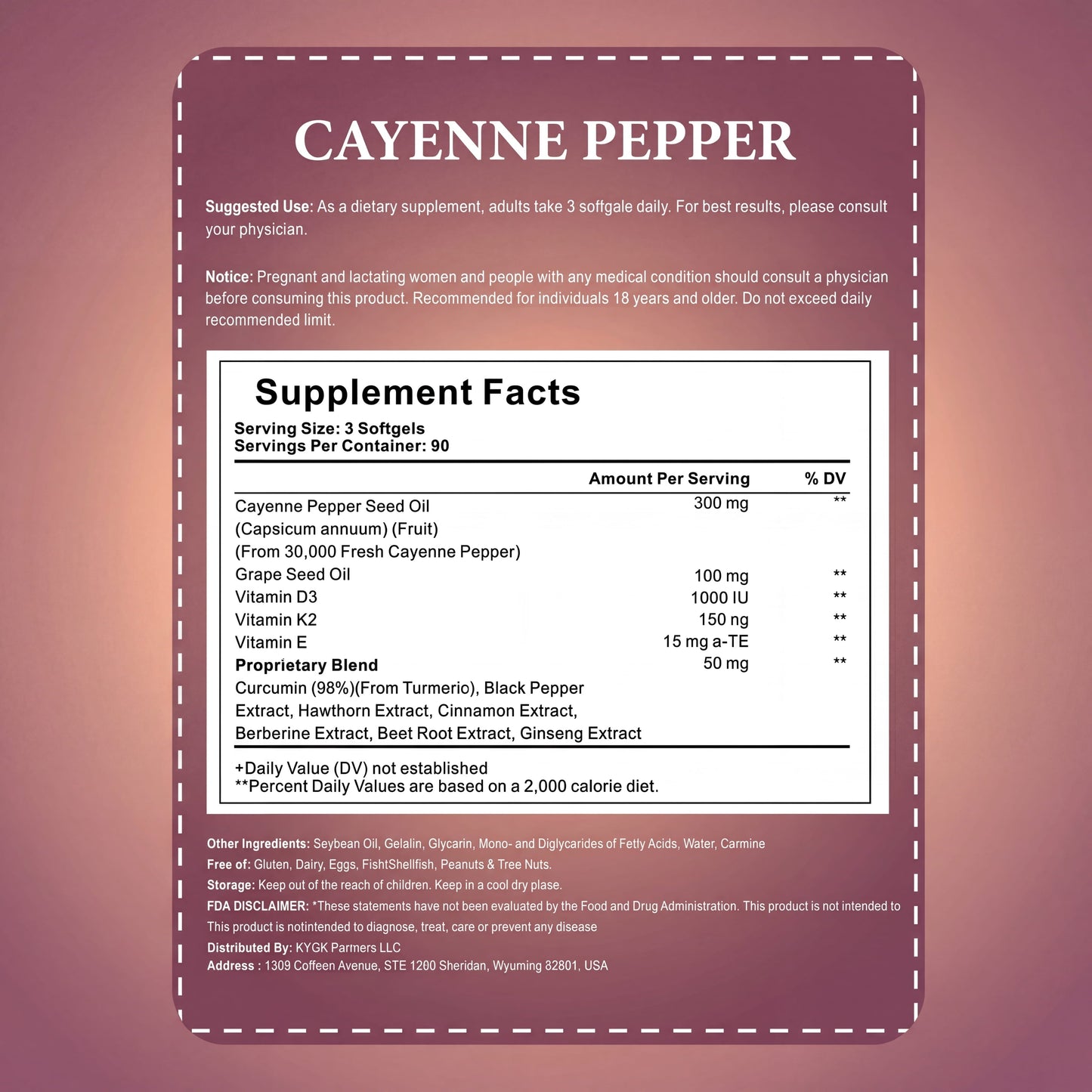 CayenneCore Softgels