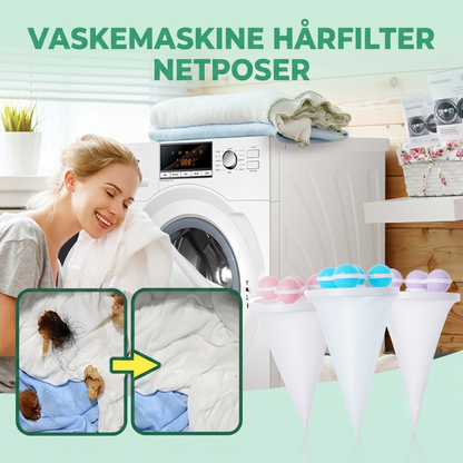 LintWash™ – Genanvendelige Filterposer til Vaskemaskinen