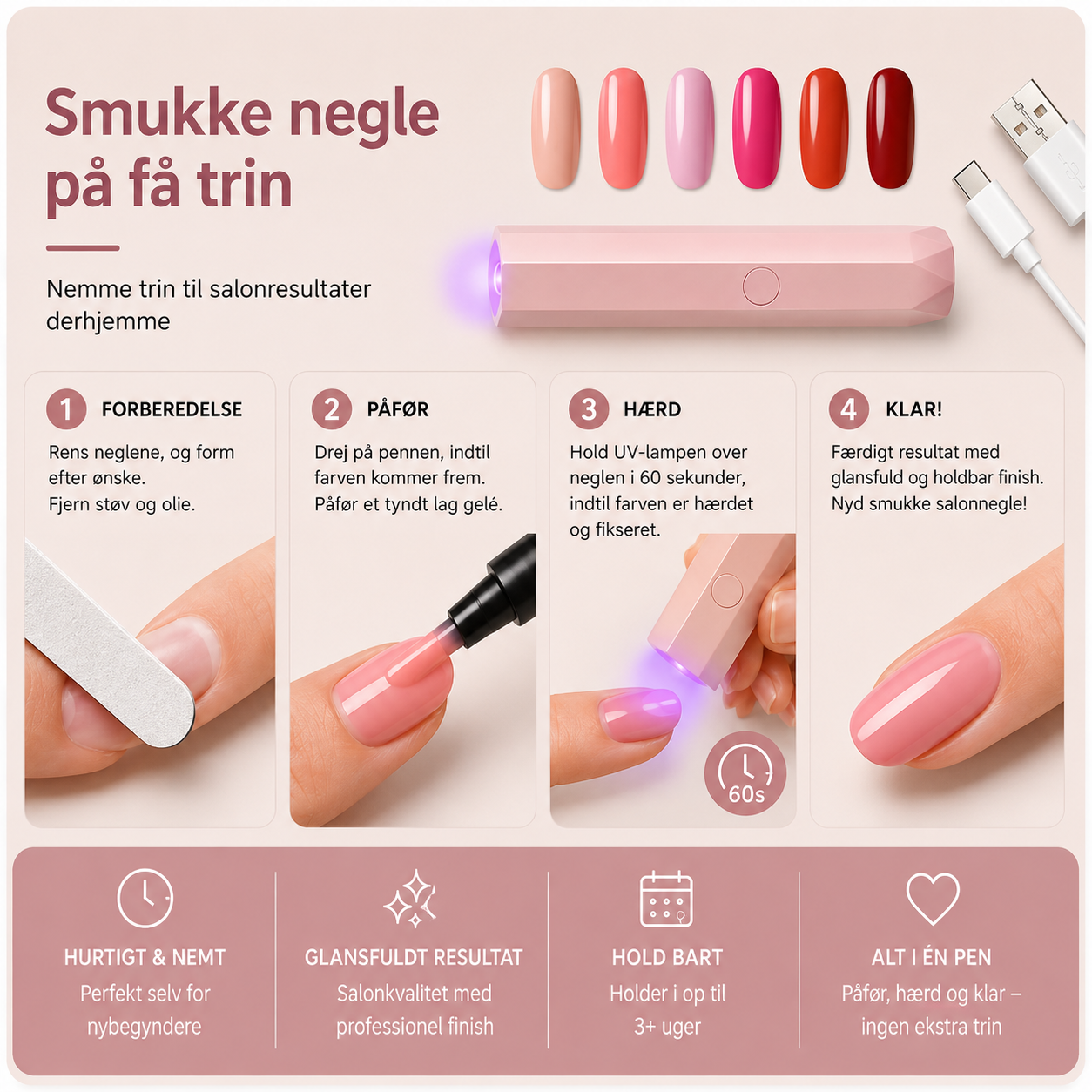 Glossique™ – Professionelle negle hjemmefra