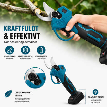 GrenKraft™ Pro - Klip grene ubesværet med elektrisk præcision
