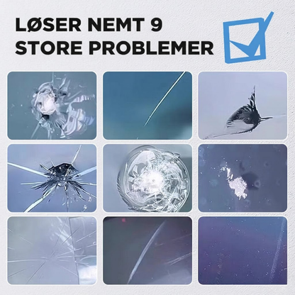 GlasRepair™  Bilrude reparationssæt