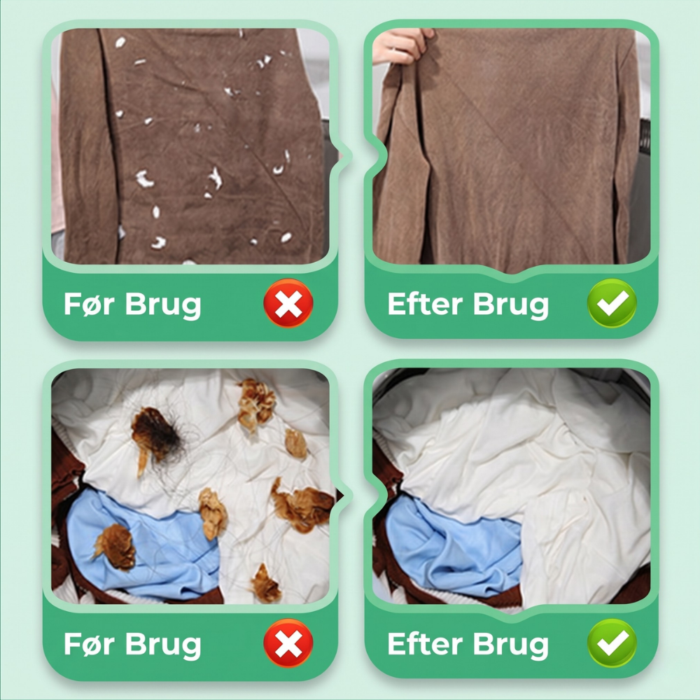 LintWash™ – Genanvendelige Filterposer til Vaskemaskinen