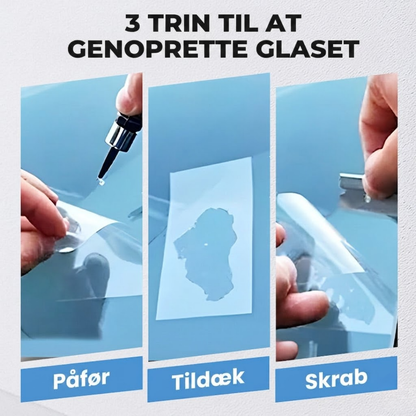 GlasRepair™  Bilrude reparationssæt