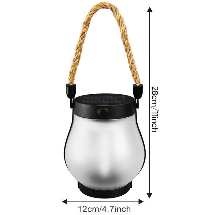 GlowFlame Solar Lantern
