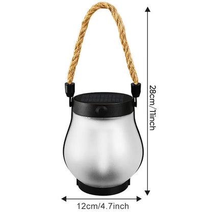 GlowFlame Solar Lantern