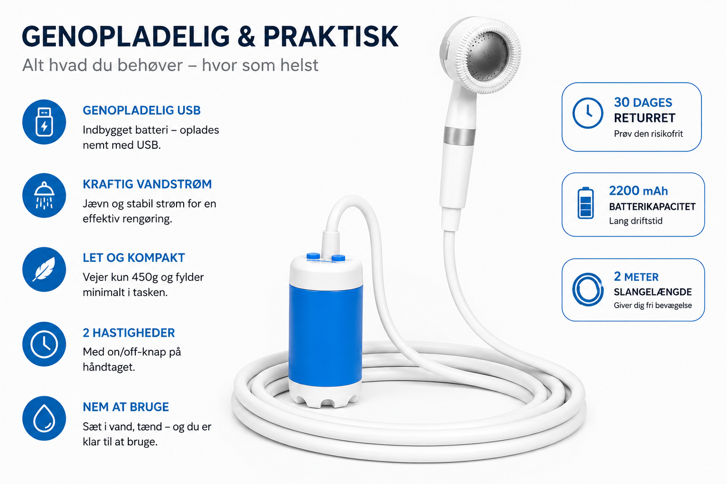 CampFlow Portable Shower