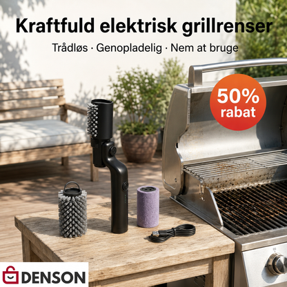 GrillMaster™ – Trådløs elektrisk grillrengører